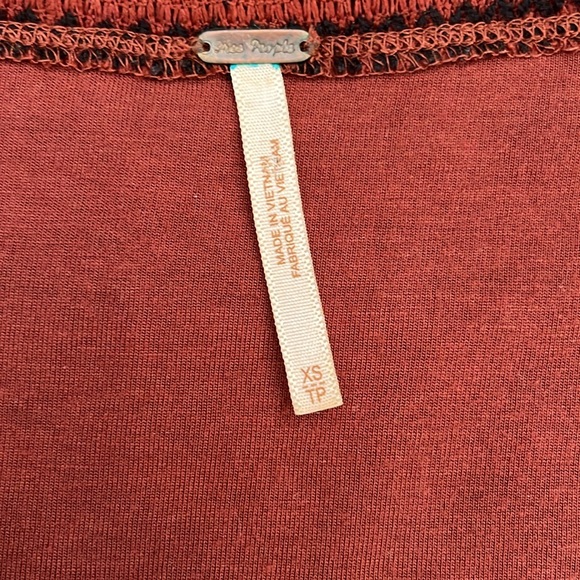 Free people mini dress rust and black - Picture 7 of 10